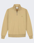 Herren Signature Zip Sweater Beige — huidige kleur