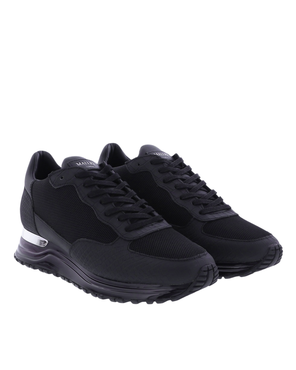 Heren Popham Gas Sneaker Zwart/Zilve