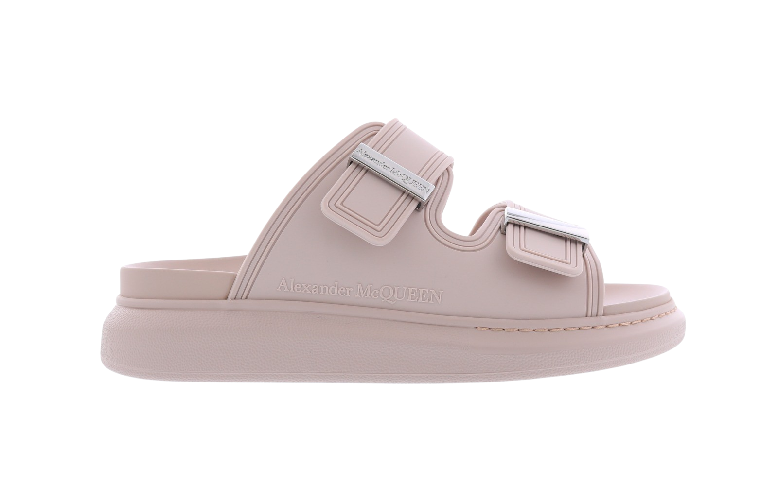 Dames Hybrid Slide roze/zilver