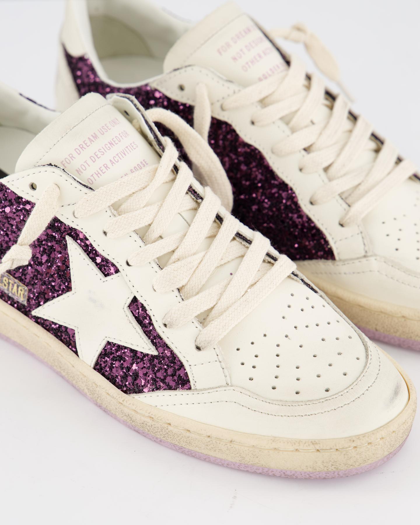 Dames Ball Star Sneaker Roze/Wit