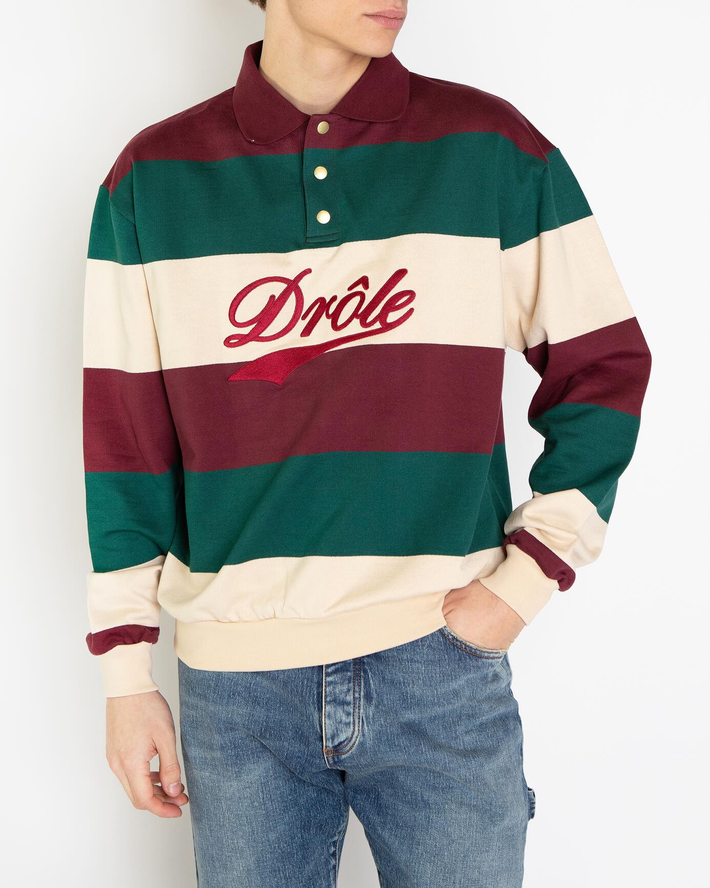 Heren Le Polo Sweatshirt Drùle Rood