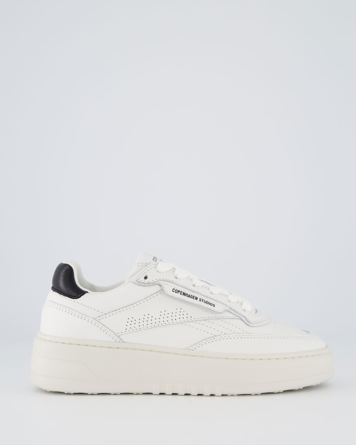 Dames Copenhagen White BlAck Sneaker