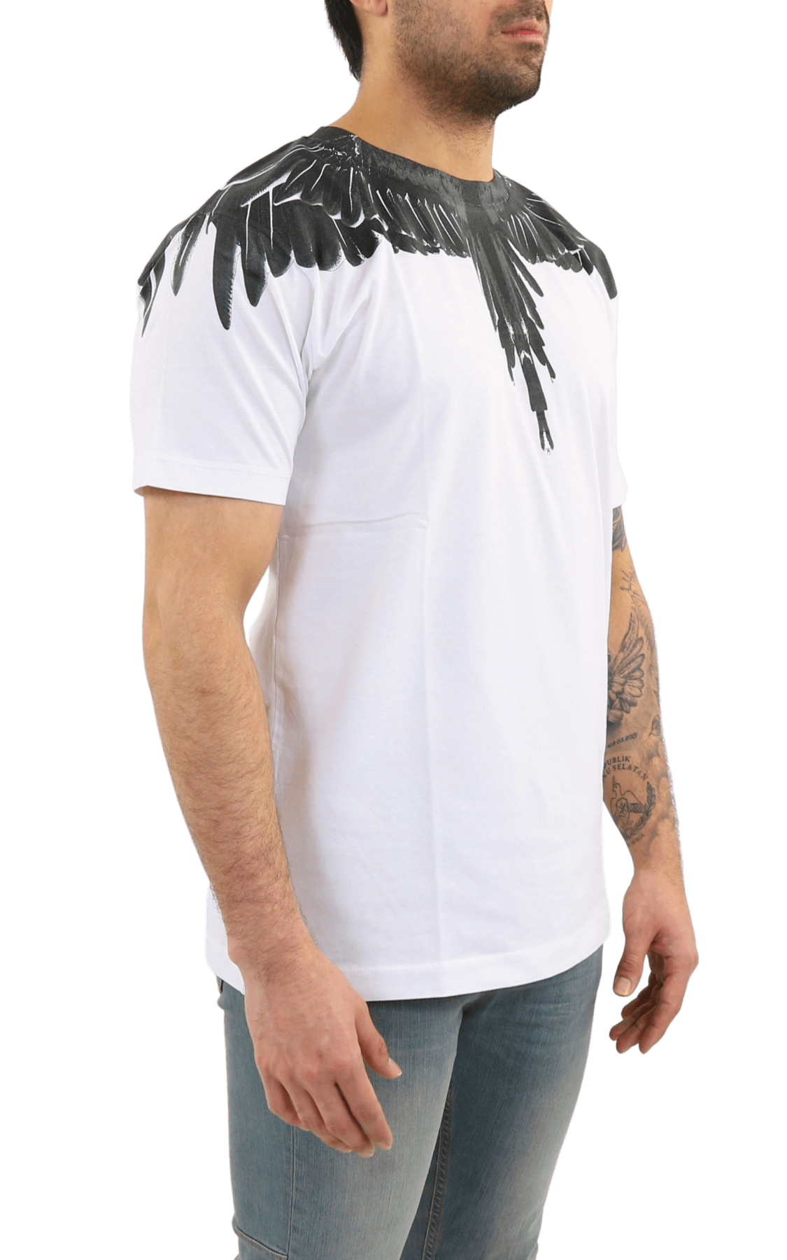 Heren Icon Wings Regular T-Shirt Whi