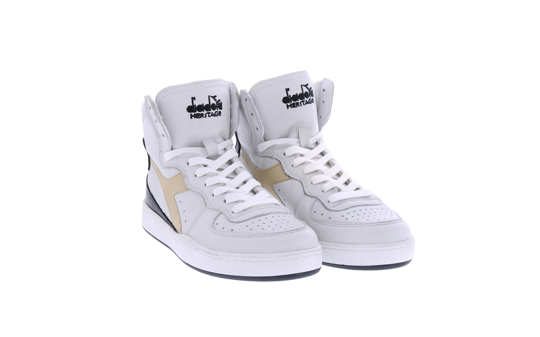 Heren Mi Basket Used Wit/Zwart