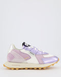 Damen Mango Sneaker Violett/Metall