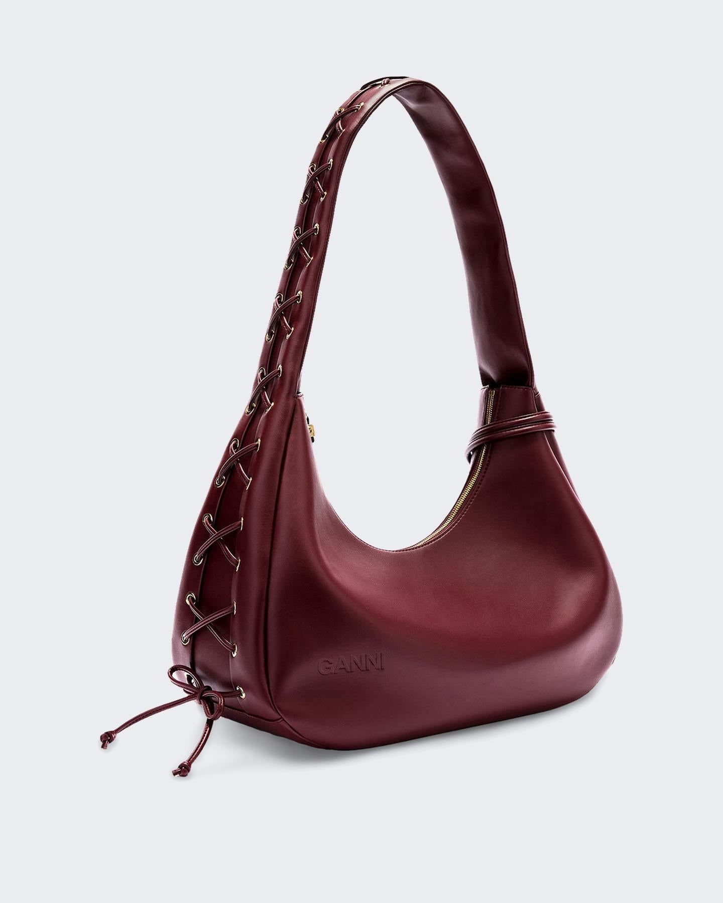 Dames Medium Laces Hobo Bag