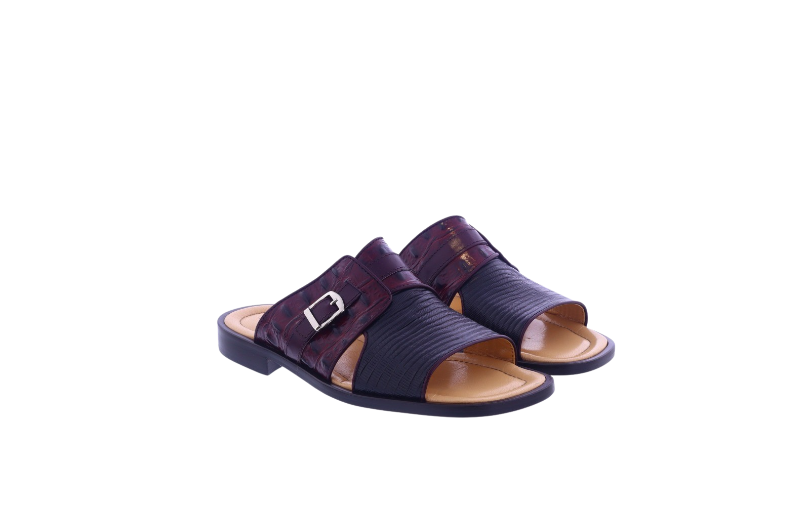 Heren Bertozzi Slipper Zwart/Bruin