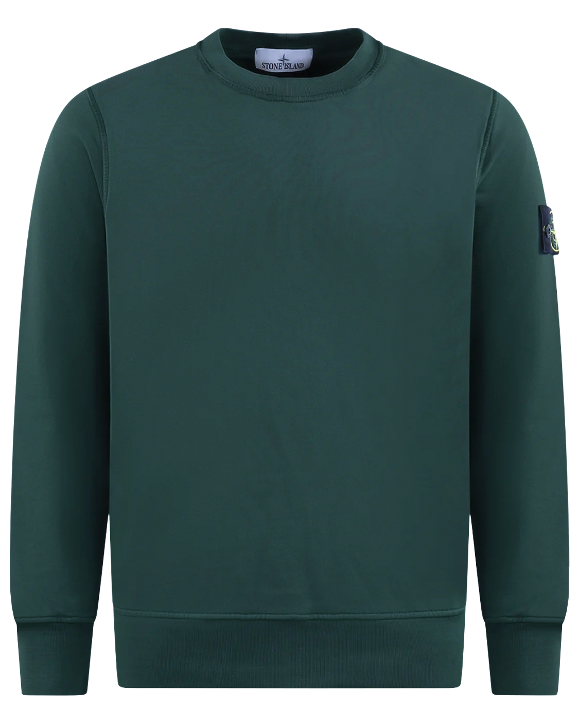 Heren Logo-Patch Sweater Groen