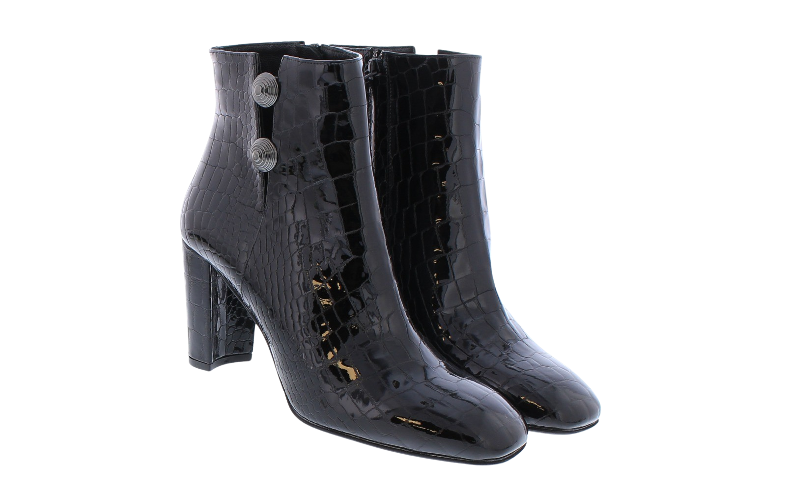 Dames Patent Croco Booty