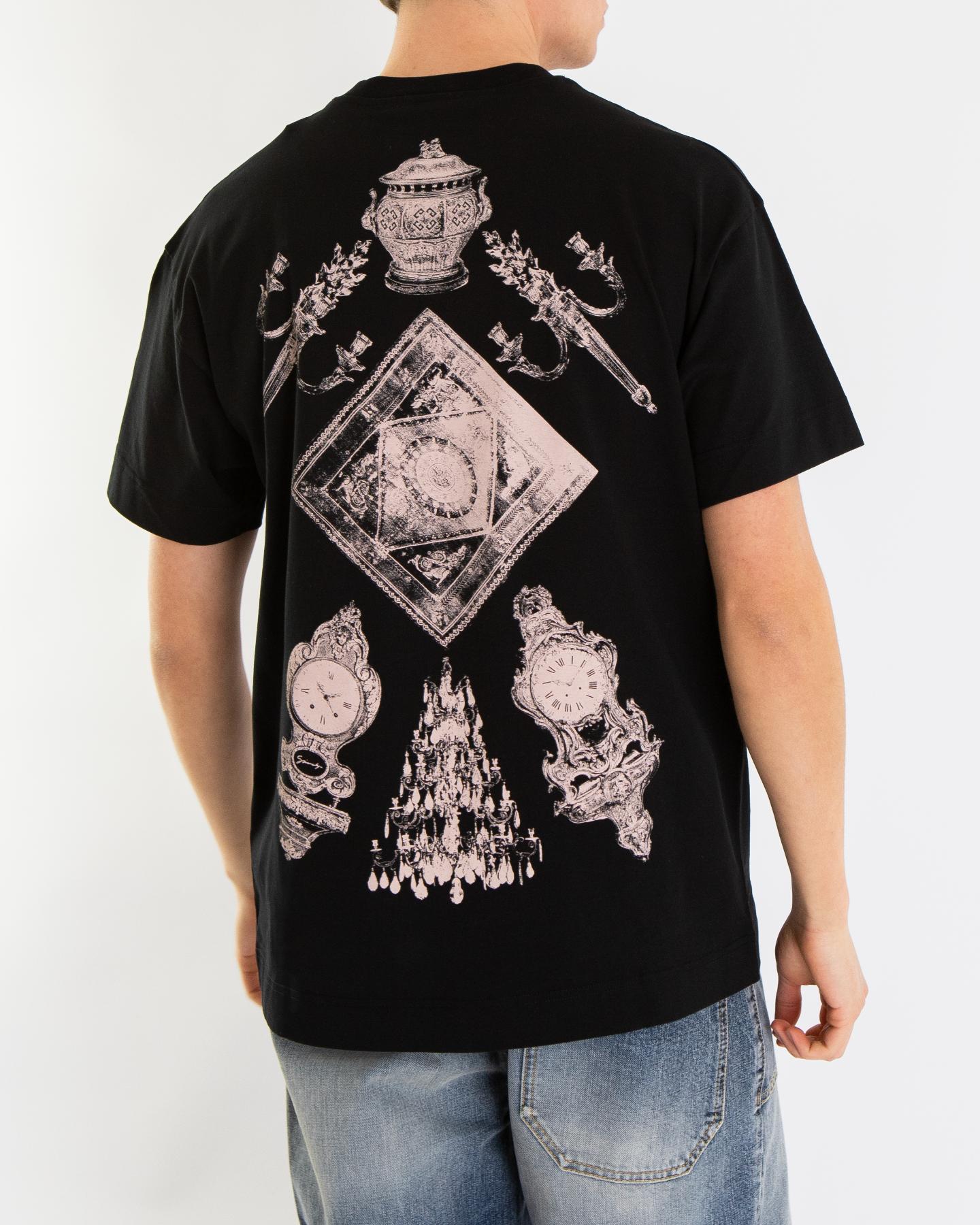 Heren Hubert Object T-Shirt Zwart