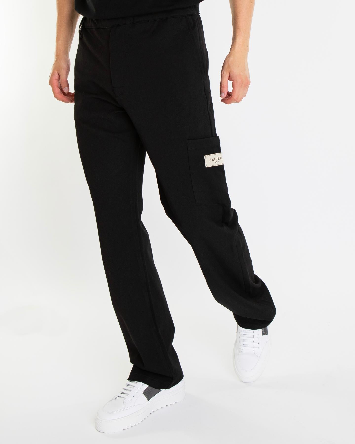 Heren Atelier Tailored Trouser Zwart