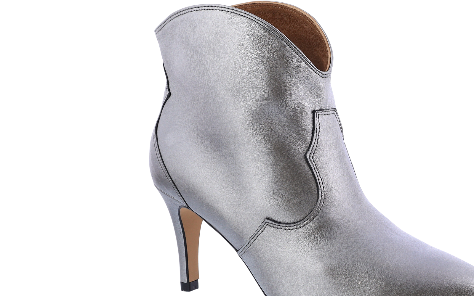 Dames Selene Leer Zilver