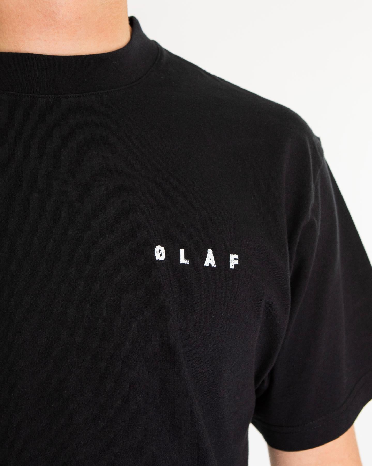 Heren Ink Logo T-Shirt Zwart