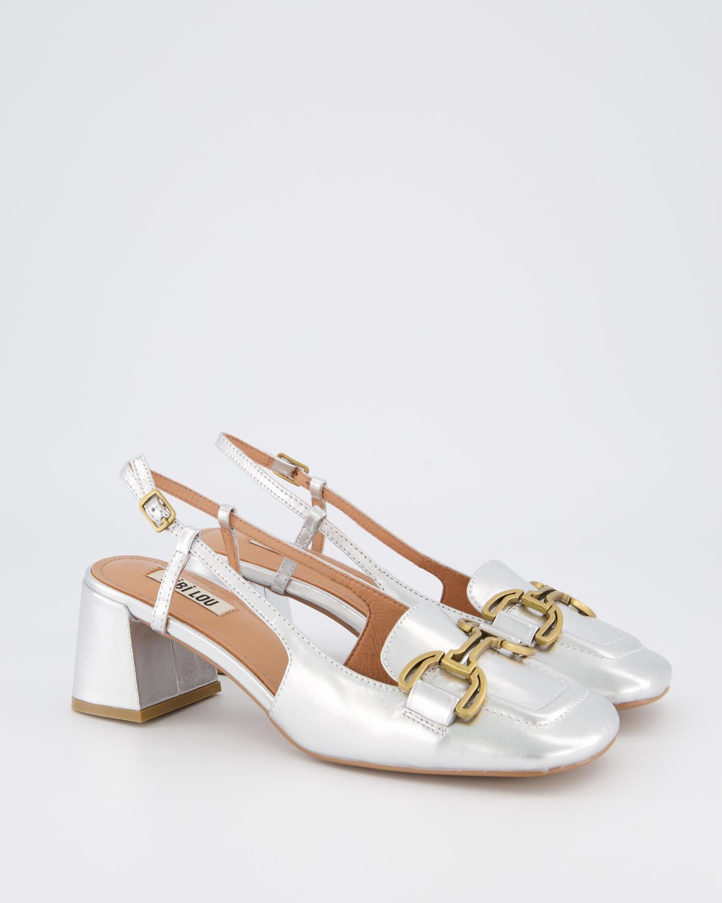 Dames Salones Slingback Metallic