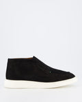 Atelier Verdi Herren Enzo Nubuck Mid Loafer Schwarz — huidige kleur