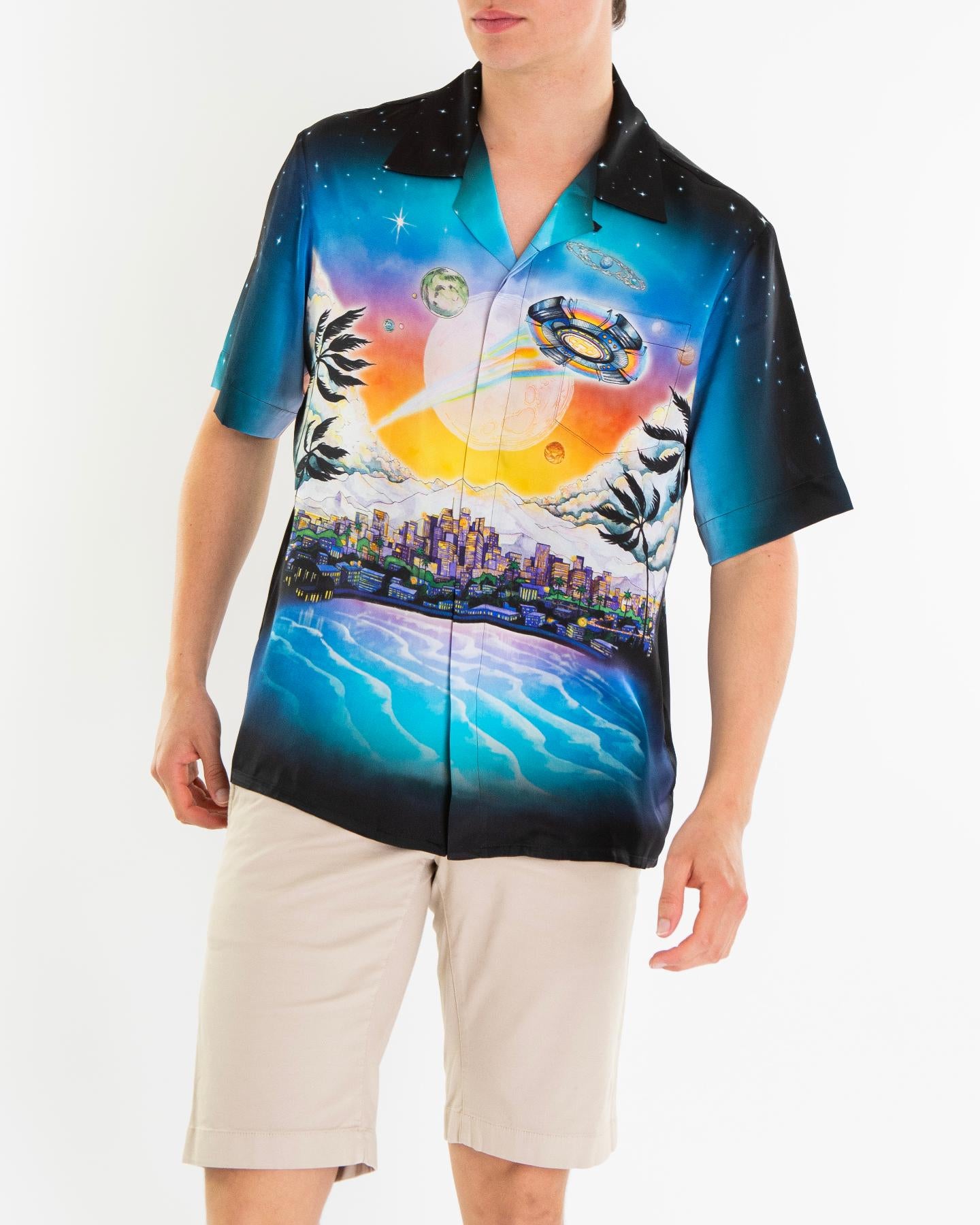 Heren La Prémonition Zijde Shirt
