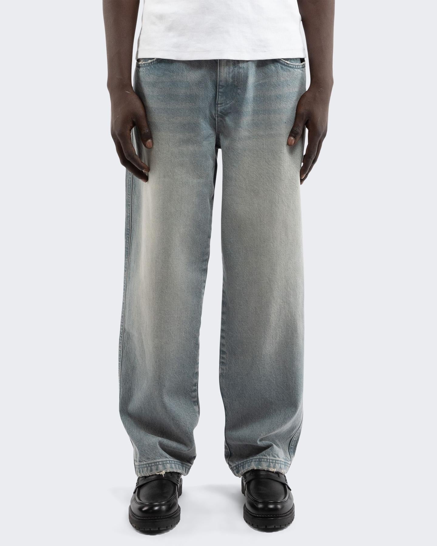 Heren Essential Straight Fit Denim