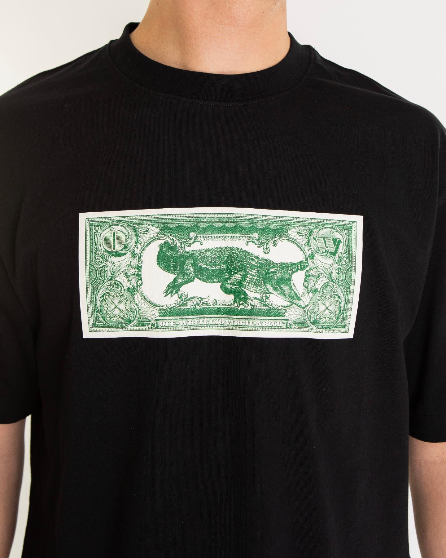 Heren Banknote Arrow T-Shirt Zwart