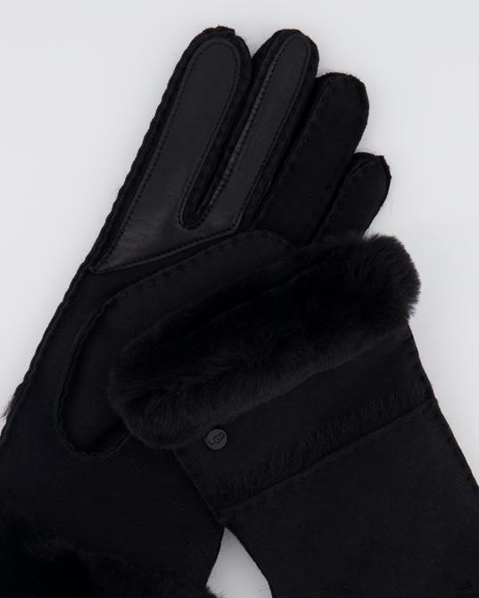 Dames Sheepskin Gloves Black