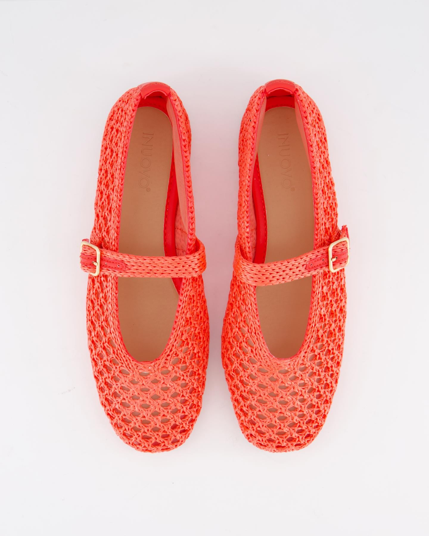 Dames Raffia Ballerina