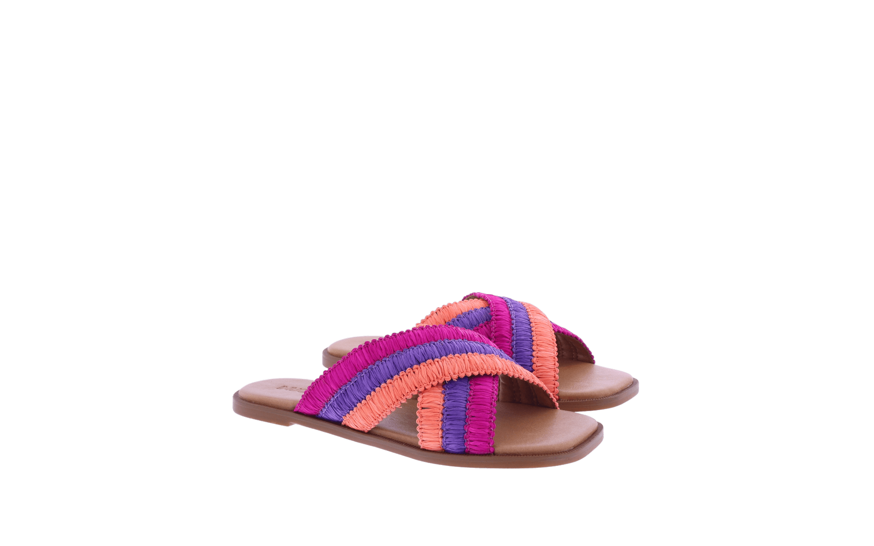 Dames Inuovo Slipper Roze/Oranje/Paa