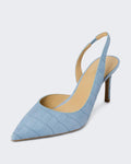 Dames Schoen in nieuwe horizon gewassen kleur Blauw — huidige kleur