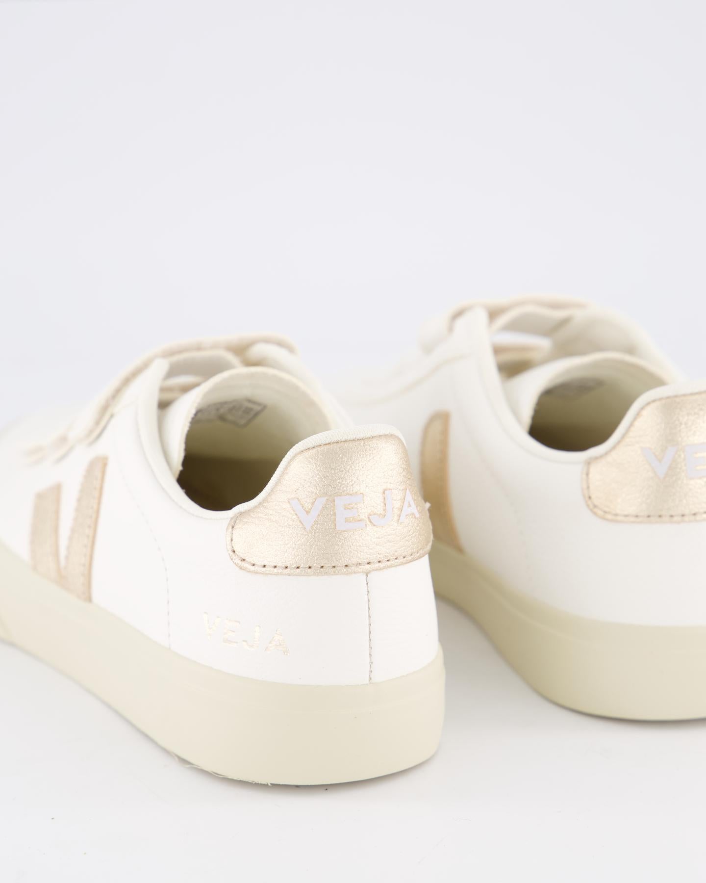 Dames Recife Sneaker Leer Wit/Goud