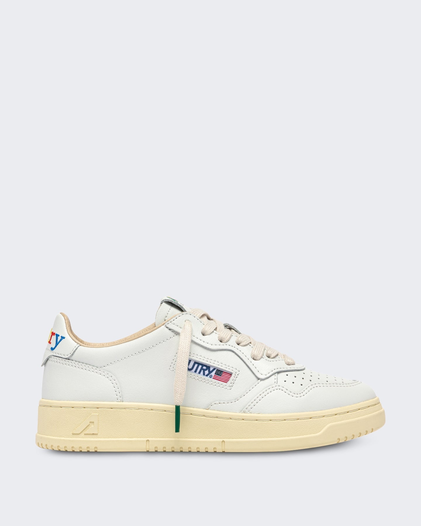 Autry Dames Medalist Low sneakers leer logo Wit - Eleganza.nl