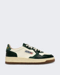 Damen Medalist Low Sneakers Leder Print Grün
