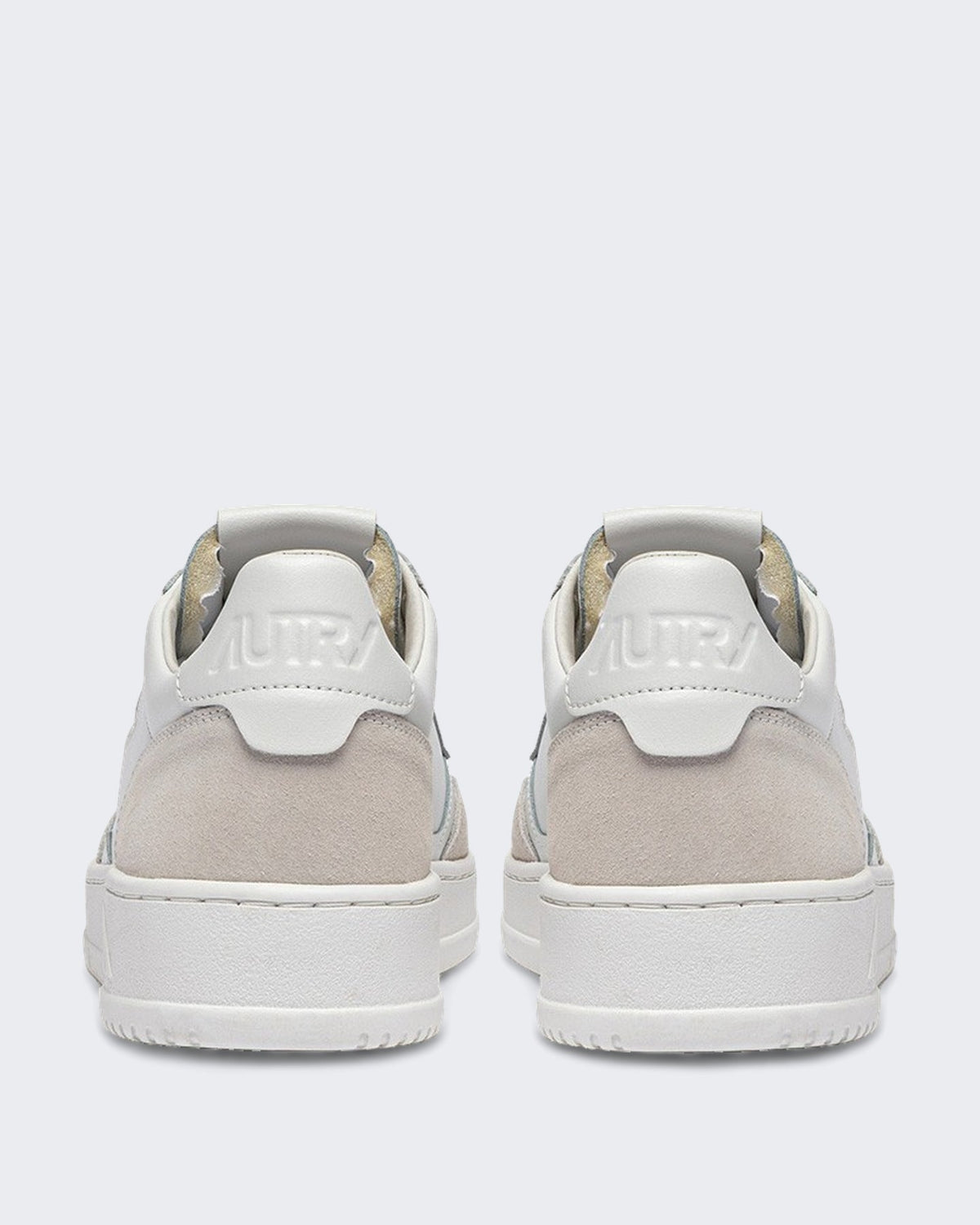 Autry Dames Medalist Low sneakers leer suède Total White - Eleganza.nl