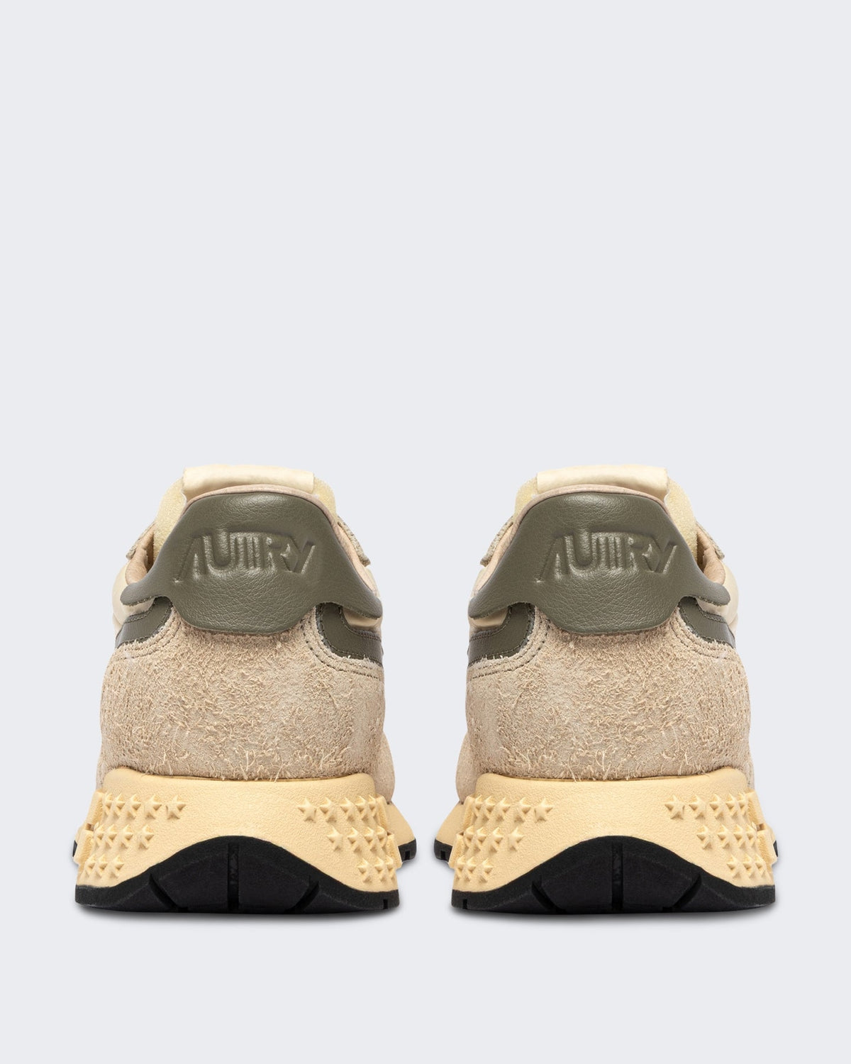 Autry Heren Reelwind Low sneaker van suède Beige - Eleganza.nl