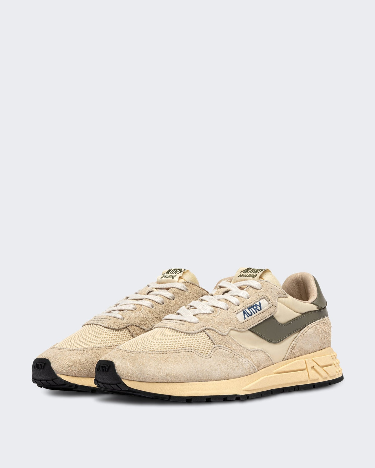 Autry Heren Reelwind Low sneaker van suède Beige - Eleganza.nl
