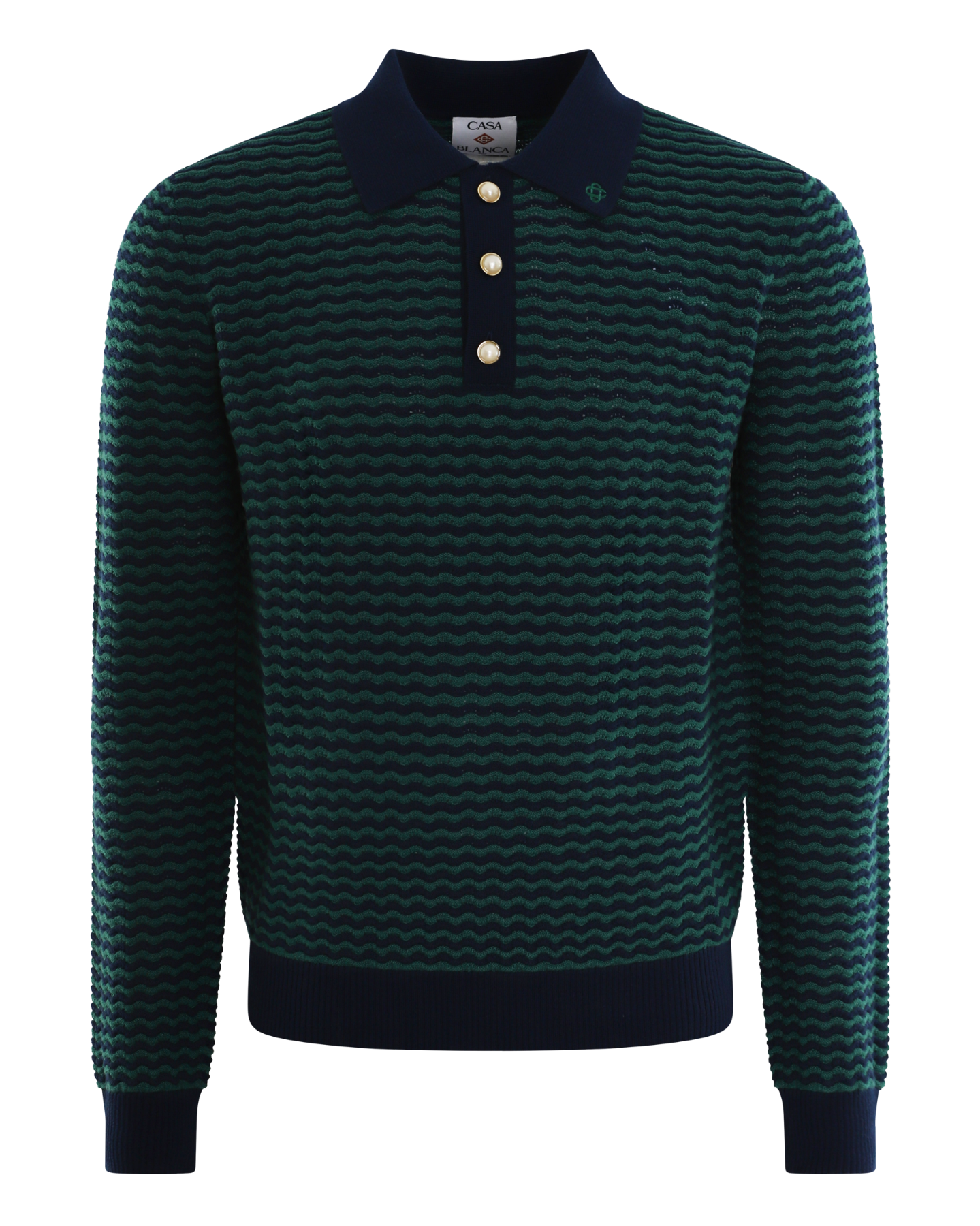 Casablanca Heren MINI WAVE POLO