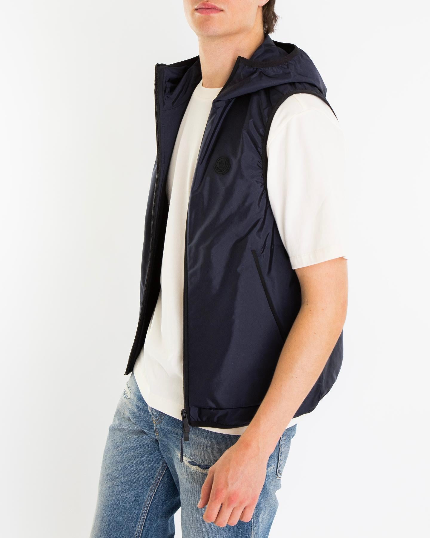 Heren Moretan Vest Blauw