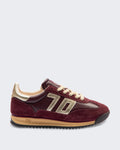 Damen Jogger-Sneaker mit Nappa-Leder Metallic Gold