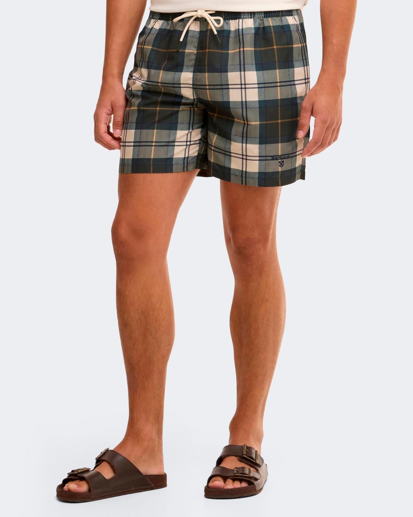 Barbour Heren Staple Tartan Swim Short - Eleganza.nl