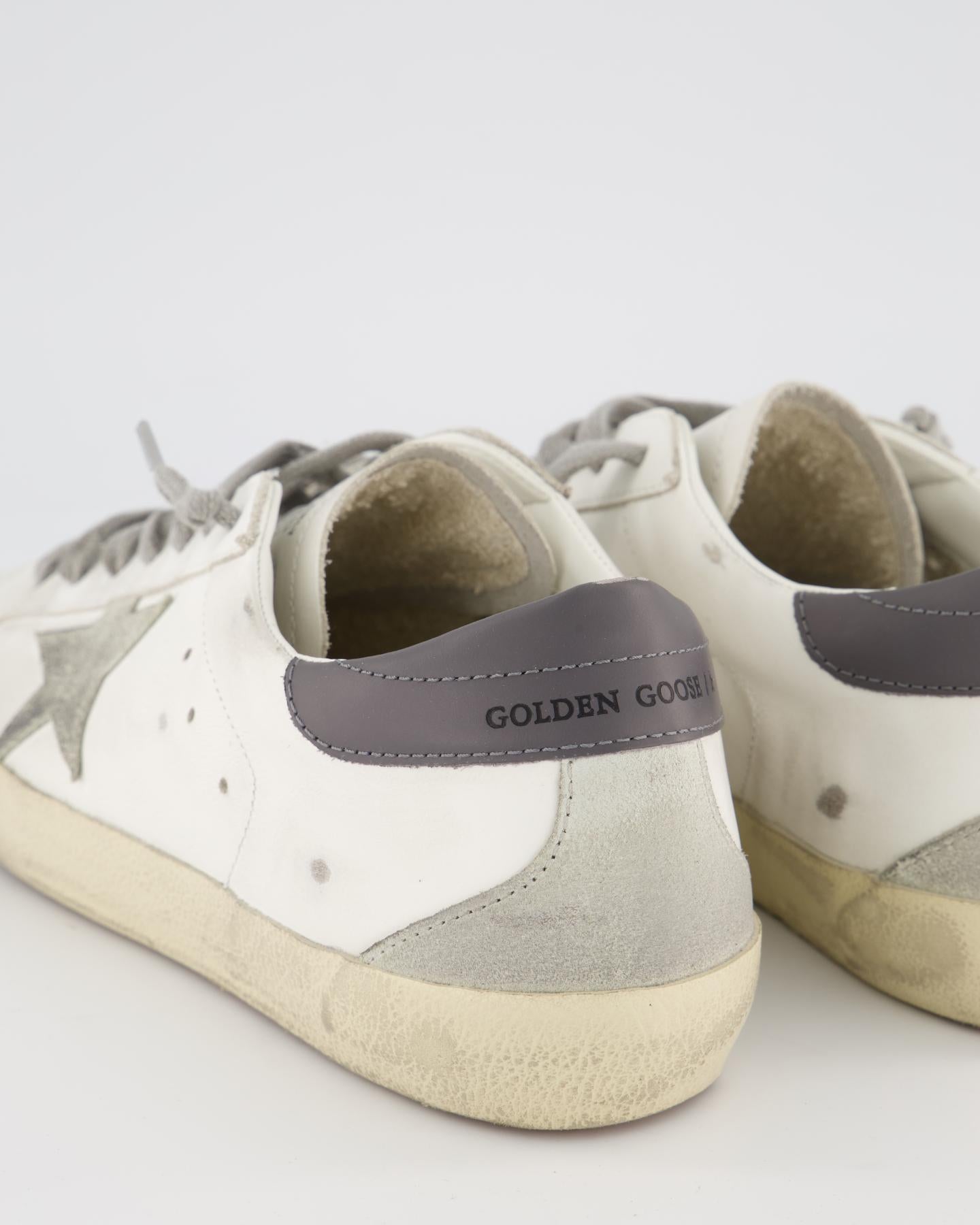 Heren Super Star Sneaker Wit/Grijs