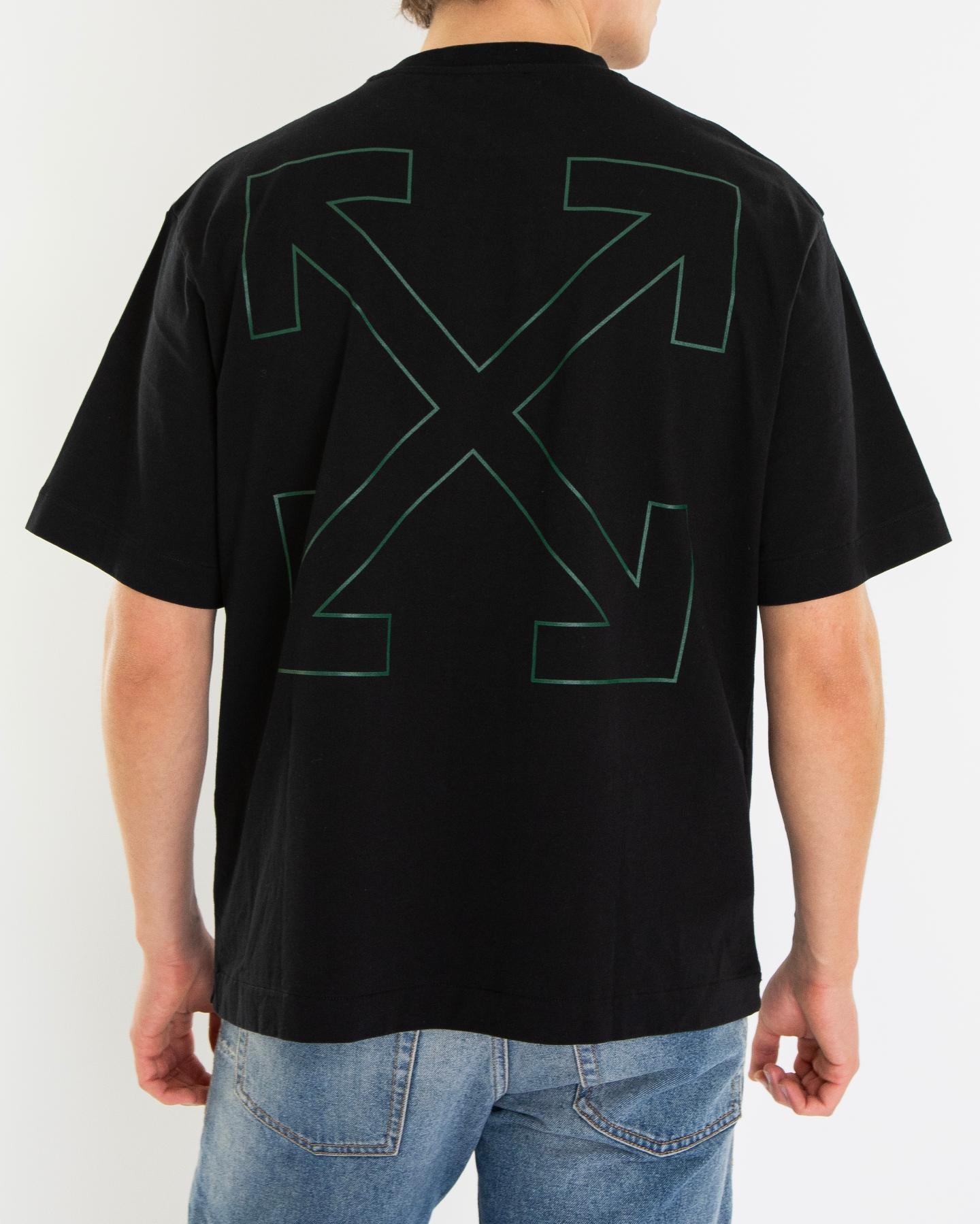 Heren Banknote Arrow T-Shirt Zwart