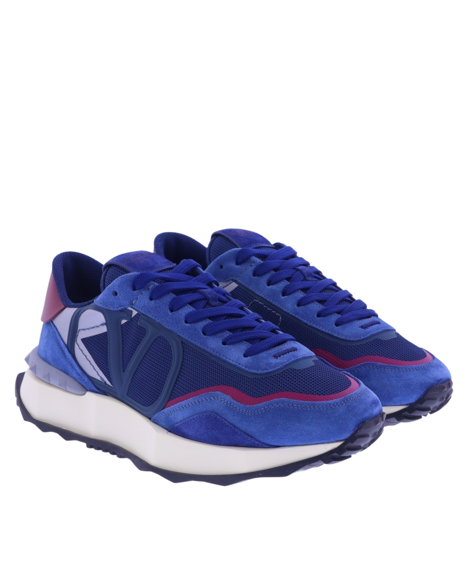 Heren NetRunner Sneaker Blauw/Rood