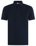 Herren-Supima-Poloshirt Schiller Blau