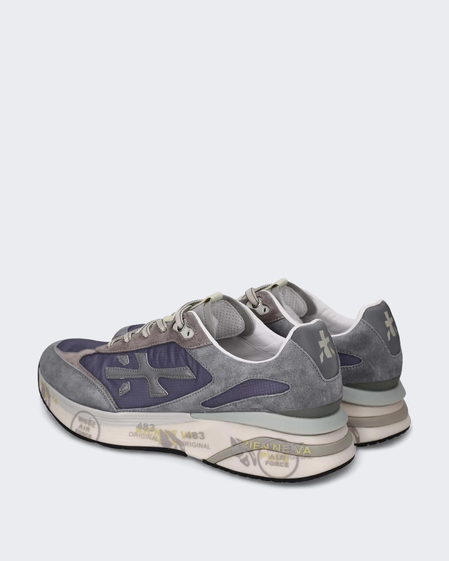 Premiata Heren Moerun Sneaker Blauw