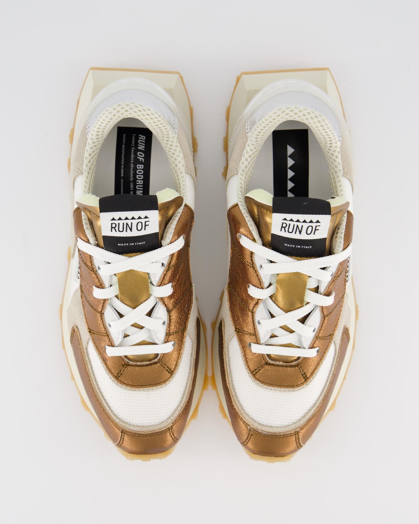 Dames Mango Sneaker Wit/Metal