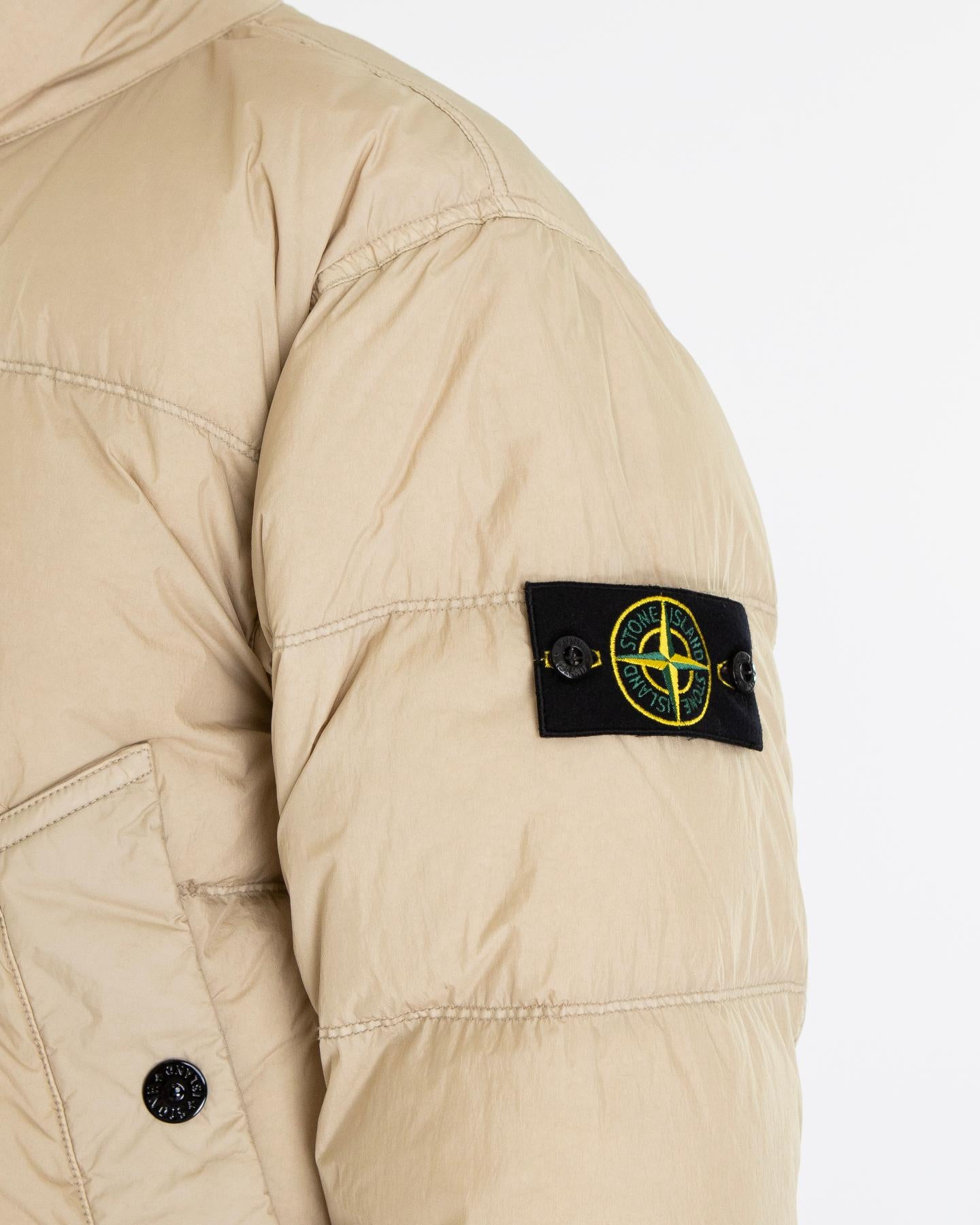 Heren Bomber Jacket Beige