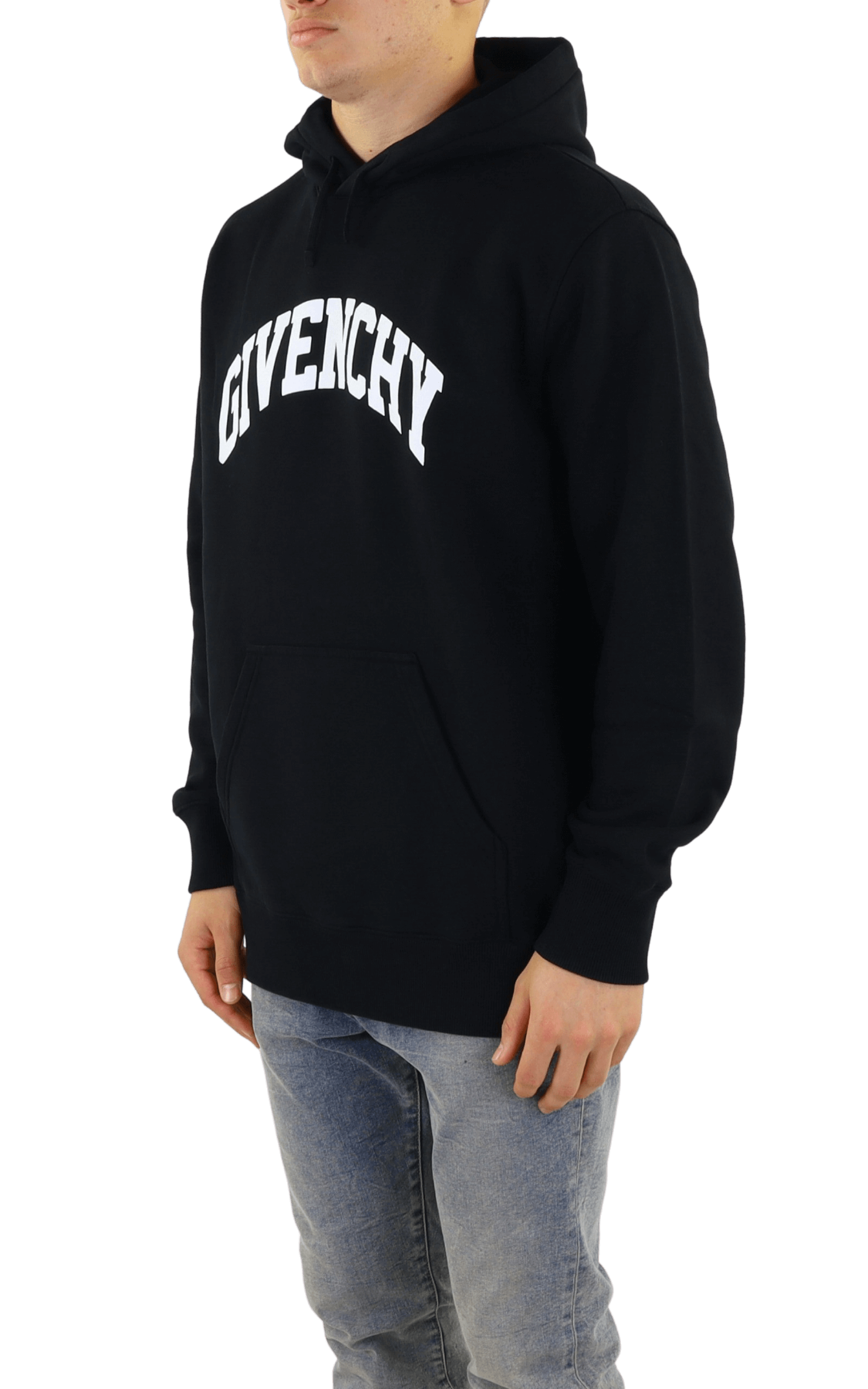 Heren Classic Fit Hoodie Zwart