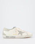Golden Goose Herren Super-Star Sneaker Weiß/Grau — huidige kleur