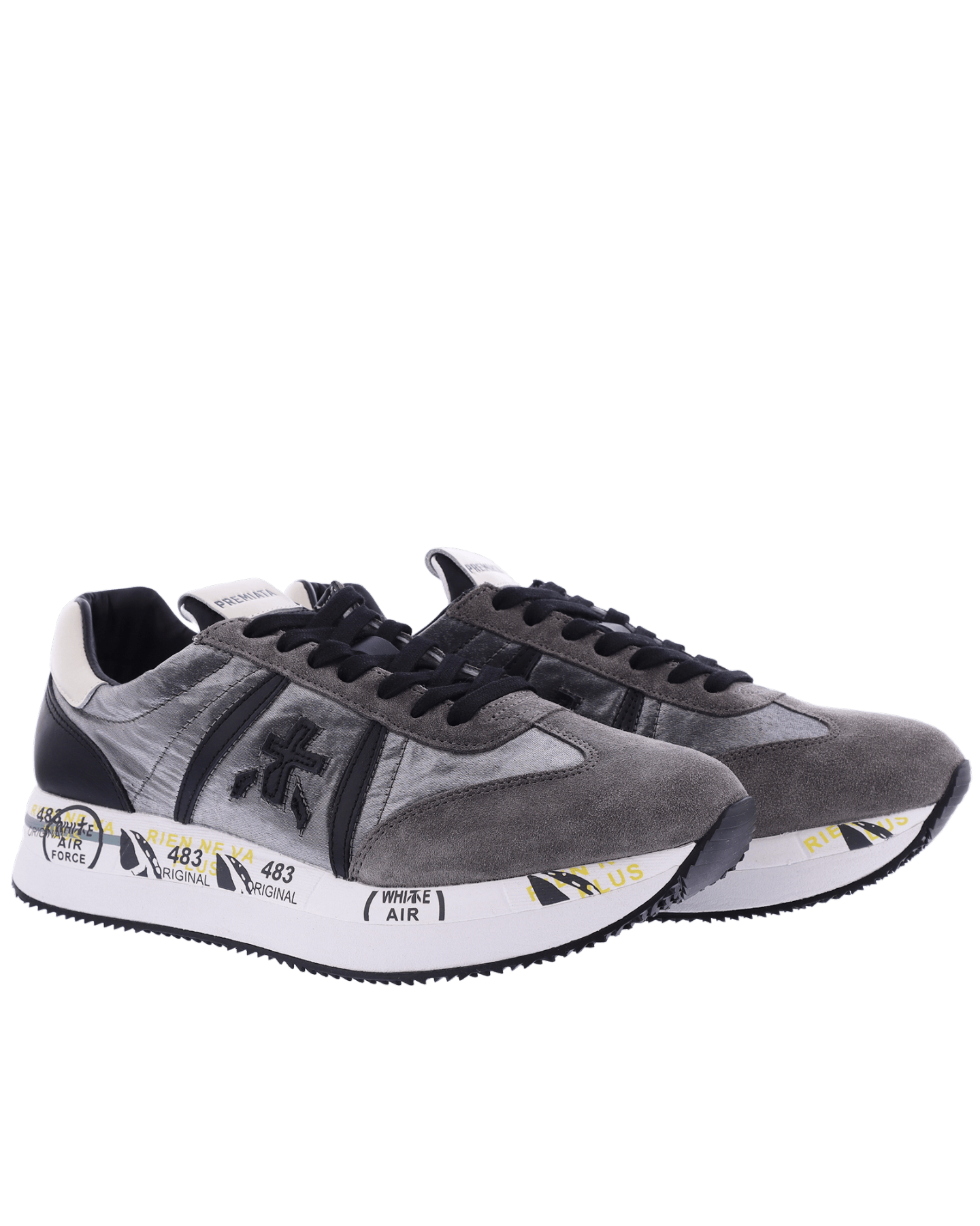 Dames Conny Sneaker Grijs/Zilver