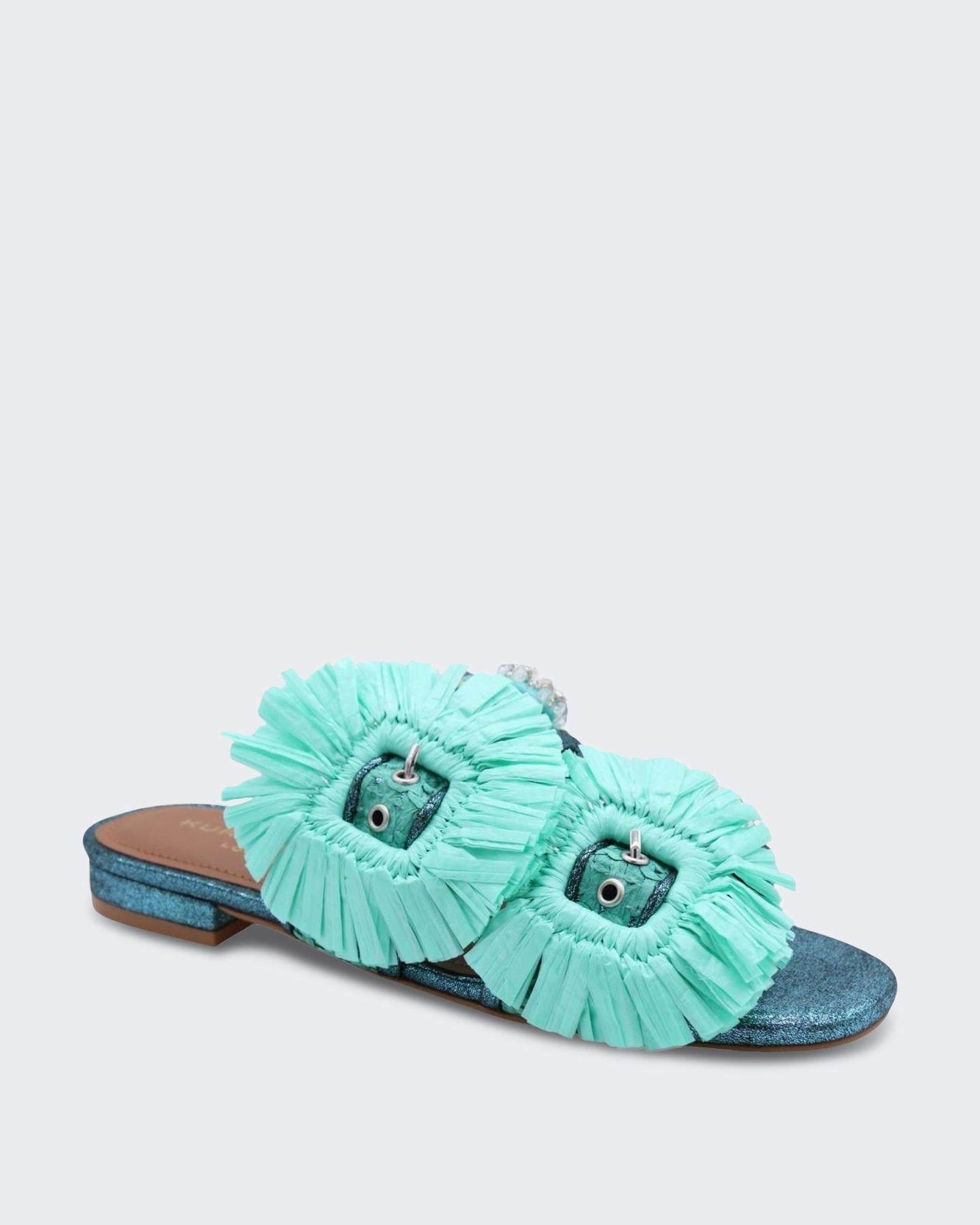 Kurt Geiger Dames Raffia Buckle