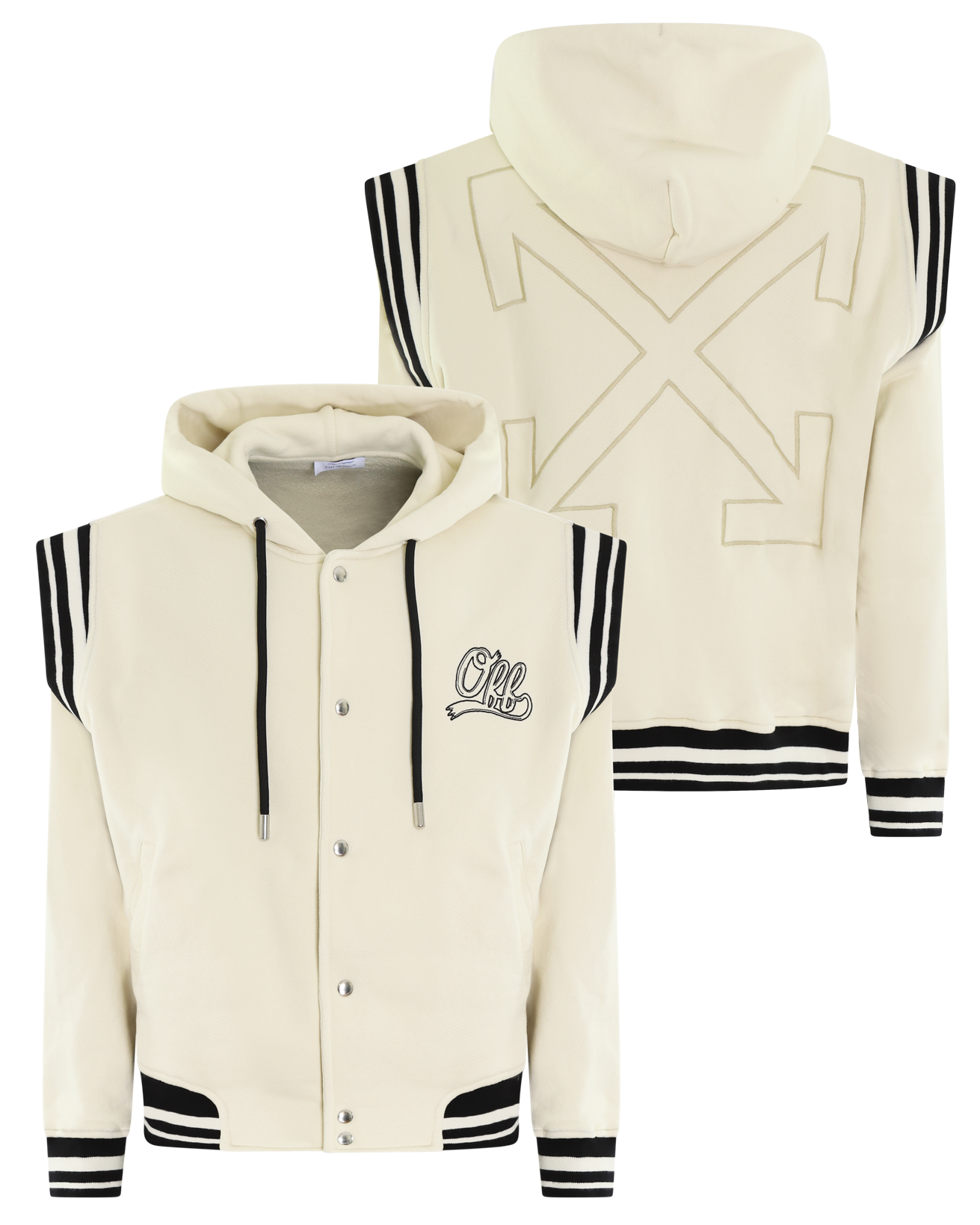 Heren Off Fleece Varsity Hoodie