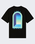 Heren Classic T-Shirt Gradient Arch Zwart — huidige kleur