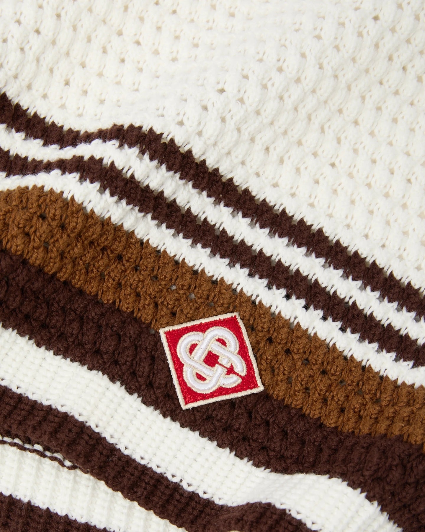 Casablanca Heren Crochet Shorts Wit - Eleganza.nl
